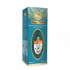 AQUA Magic Zeolite ORANGE & CINNAMON - granulowany dezodorant do kociej toalety, 500 g AQUA Magic Zeolite ORANGE & CINNAMON - granulowany dezodorant do kociej toalety, 500 g