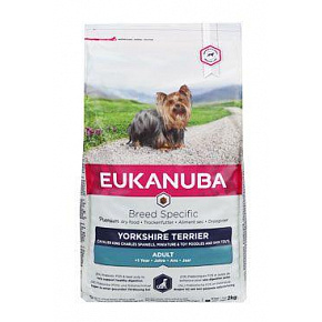 Eukanuba Dog BREED Adult Yorkshire Terrier 2kg Eukanuba Dog BREED Adult Yorkshire Terrier 2kg