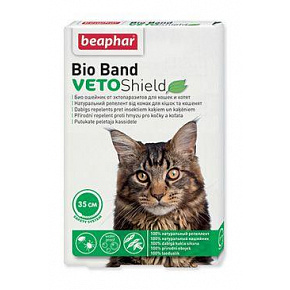 Obroża przeciwpasożytnicza Beaphar. Bio Band VetoSh. kot 35cm
