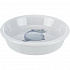 Ceramiczna miska z motywem kota, 0.25 l/o 13 cm, szary