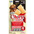 Pamlsok Inaba Churu Terrine dog kura s hovädzím 4 x 54 g