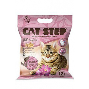 Żwirek Cat Step Tofu Lotus 5,4kg/12l Żwirek Cat Step Tofu Lotus 5,4kg/12l