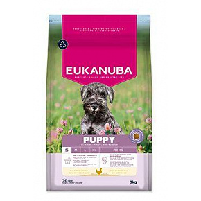 Eukanuba Dog Puppy Small bogaty w świeżego kurczaka 3kg