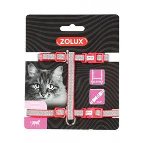 Szelki dla kota SHINY nylon czerwony Zolux Szelki dla kota SHINY nylon czerwony Zolux