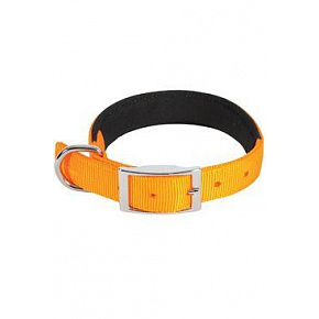 Obroża dla psa SOFT nylon 20mm/45cm pomarańczowa Zolux