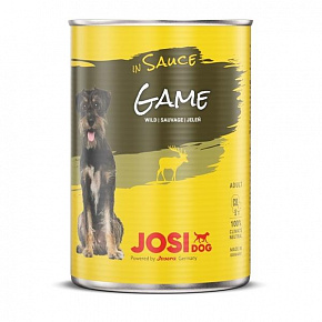 JosiDog konserwa Dog Game in Sauce 415 g
