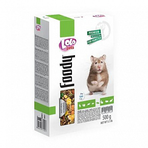 LOLO Foody kompletna karma dla chomików 500 g pudełko