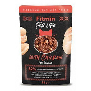 Fitmin FL cat saszetka Kitten Kurczak 85g