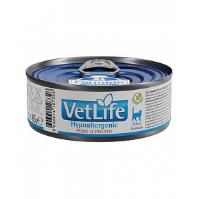 Farmina Vet Life cat hypoallergenic pork & potato puszka 85 g
