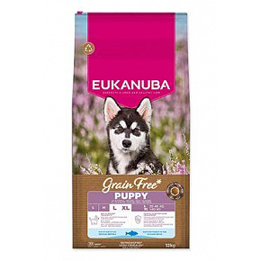 Eukanuba Dog GF Puppy Large bogaty w ryby oceaniczne 12kg