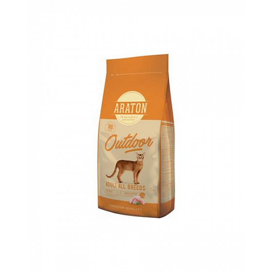 ARATON cat adult outdoor active all breed drób 15 kg