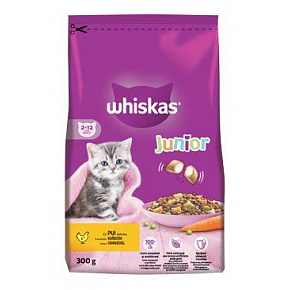 Whiskas Dry Junior z kurczakiem 300g