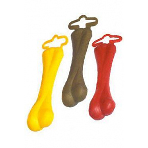 Zabawka dla psa Kość pływająca Waniliowa średnia 13cm SP