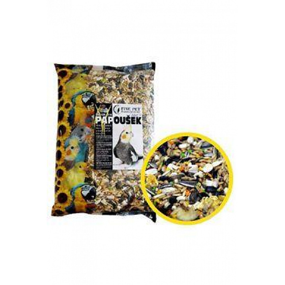 FINE PET Super Mix Mały Papuga 800g