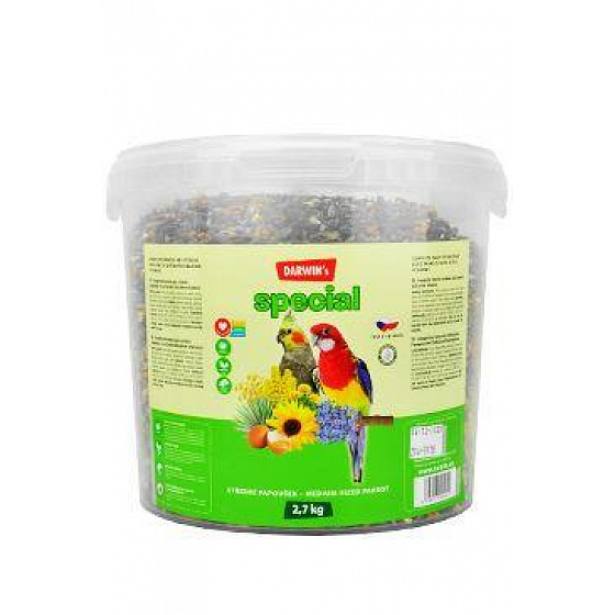 Darwin's Średni Papuga Special wiadro 2,7kg