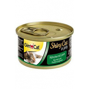 GimCat ShinyCat konserwa. kurczak z jagnięciną 70g GimCat ShinyCat konserwa. kurczak z jagnięciną 70g