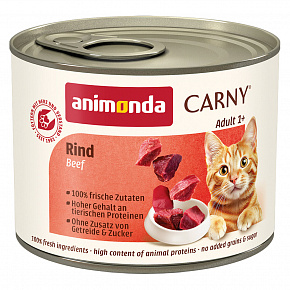 ANIMONDA puszka CARNY Adult - wołowina 200g ANIMONDA puszka CARNY Adult - wołowina 200g