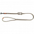 BE NORDIC okrągła skórzana smycz XS-L: 1.20 m/ 8 mm, szary