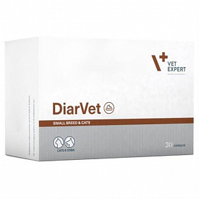 VetExpert DiarVet Small Breed&Cats 30 kapsułek (Twist off)