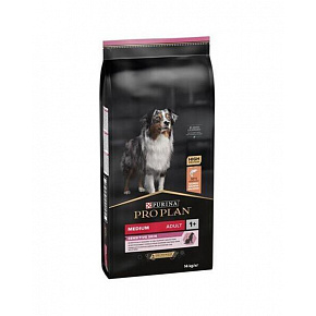 ProPlan MO Dog Adult Medium Sensitive Skin łosoś 14 kg