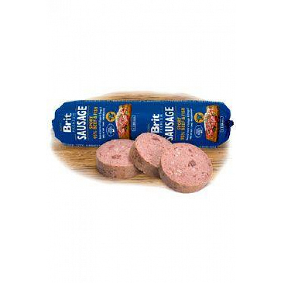 Brit Sausage Beef&Fish-Sport Formula 800g