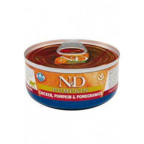 N&D CAT PUMPKIN Adult Kurczak & Granat 70g