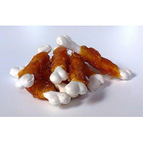 Przysmak Salač Kość wapniowa owinięta kurczakiem 250 g Przysmak Salač Kość wapniowa owinięta kurczakiem 250 g