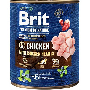 Brit Premium by Nature dog Chicken with Hearts 6 x 800 g konzerva Brit Premium by Nature dog Chicken with Hearts 6 x 800 g konzerva