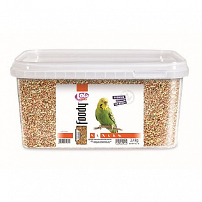 LOLO Foody kompletna karma dla papużek falistych 3L/2,4kg wiaderko LOLO Foody kompletna karma dla papużek falistych 3L/2,4kg wiaderko