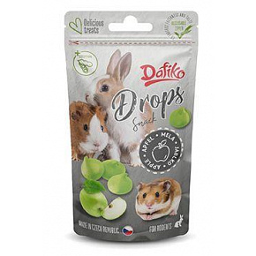 Dafiko drops dla gryzoni jabłko 75g
