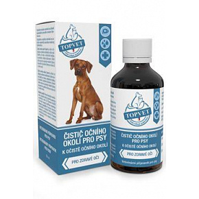 Środek do czyszczenia okolic oczu dla psów TOPVET 50ml