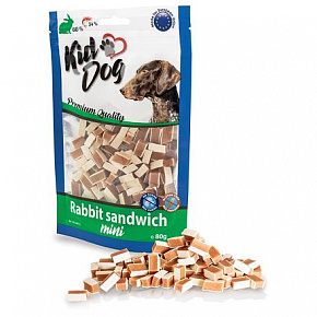 KIDDOG MINI kanapkowy królik 80 g KIDDOG MINI kanapkowy królik 80 g