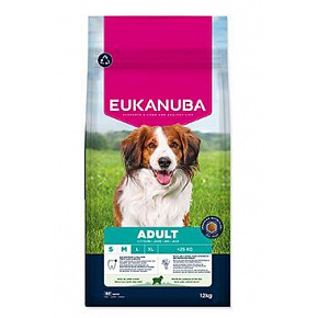 Eukanuba Dog Adult Small&Medium bogata w jagnięcinę 12kg