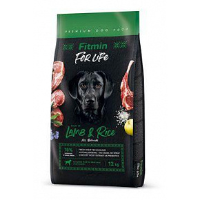 Fitmin For Life Lamb&Rice dog 12kg Fitmin For Life Lamb&Rice dog 12kg