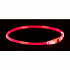 Flash light ring USB, migający obroża, czerwona (RP 2,10 €)
