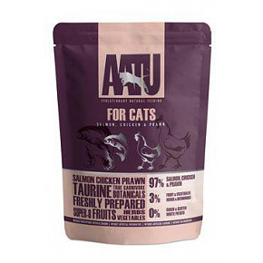 AATU Cat Salmon,Chicken&Prawn saszetka 85g