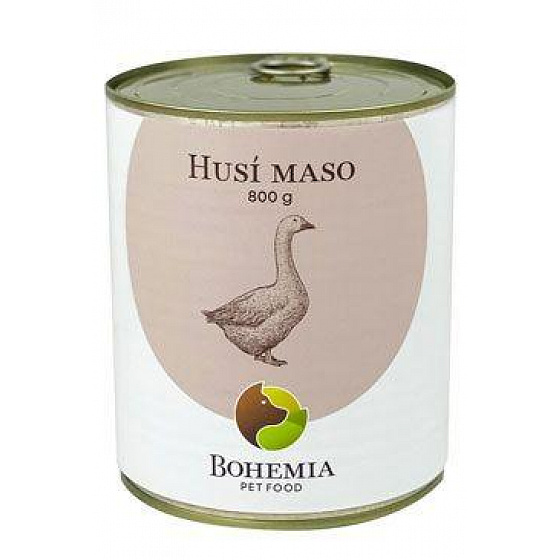 BOHEMIA MASO Gęś we własnym sosie 800g