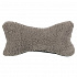 Poduszka pod głowę BENDSON ergonomiczna, 40 x 22 cm, jasnoszara/ciemnoszara