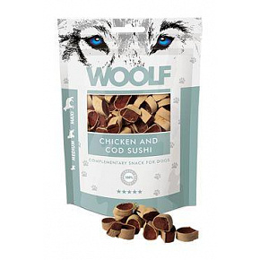 WOOLF Classic poch. Sushi z kurczaka i dorsza 100g WOOLF Classic poch. Sushi z kurczaka i dorsza 100g