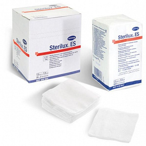Gazy kompresy Sterilux ES sterylne 7,5 x 7,5 cm, 25 x 2 szt. Gazy kompresy Sterilux ES sterylne 7,5 x 7,5 cm, 25 x 2 szt.