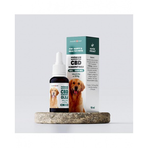 Olej konopny CBD 15% 10 ml (270 kropli) dla dużych psów od 23 kg
