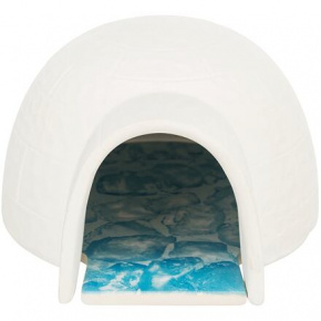 Igloo z chłodzącą ceramiczną płytą, 13 x 9 x 15 cm, białe