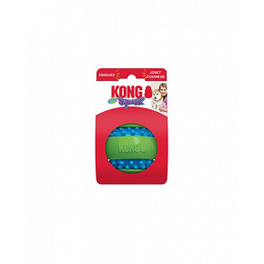 Zabawka Kong Dog Squeezz Goomz Piłka, TPE, zielono-niebieska M Zabawka Kong Dog Squeezz Goomz Piłka, TPE, zielono-niebieska M