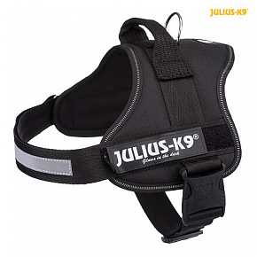 Julius-K9 uprząż siłowa 0/M-L 58-76 cm, - czarny