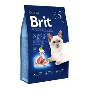 Brit Premium Cat by Nature Sterilized Jagnięcina 800g