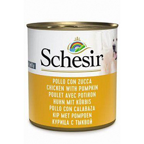 Schesir Dog konserwa. Dorosły kurczak/dynia 285g