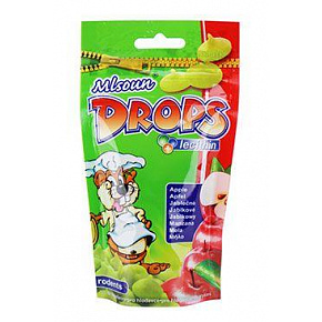 Przysmak gryzoń Mlsoun jabłkowe dropsy 75g Przysmak gryzoń Mlsoun jabłkowe dropsy 75g