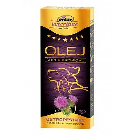 VITAR Veterinae Olej z ostropestu 500ml