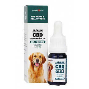 Olej CBD dla dużych psów 15%, 10ml