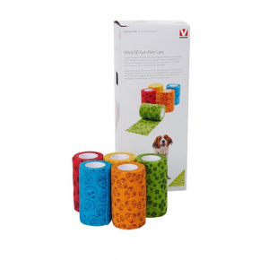 Bandaż KRUUSE Fun-Flex Care 10 cm x 4,5 m, 10 szt.